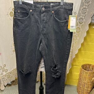 Denim size 6 boyfriend, jeans, black